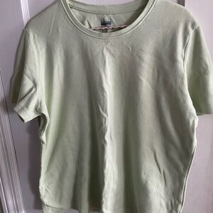 Basic Editions Mint Green Short Sleeve Tee